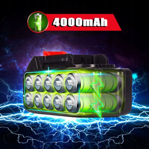 Myjka Ciśnieniowa Akumulatorowa 1500W 10000Mah 2 Baterie Do Domowego Użytku