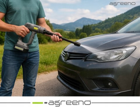Myjka Ciśnieniowa Akumulatorowa Agreeno Ag-480 2X21v 2Ah 60 Bar 6 Trybów
