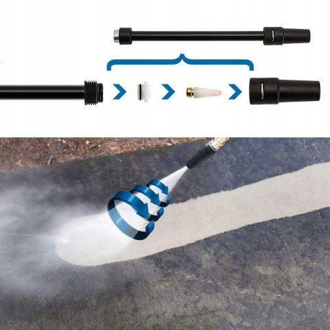 Myjka Ciśnieniowa Riwall Kox 280 L8 - Indukcja 10M Wąż Pianownica 280 Bar
