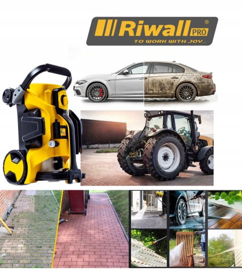 Myjka Ciśnieniowa Riwall Kox Rs250, 250 Bar, Aluminiowa Pompa, 8M Wąż