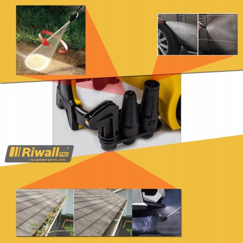 Myjka Ciśnieniowa Riwall Kox Rs250 250 Bar - Profesjonalna Z Lancą Kątową