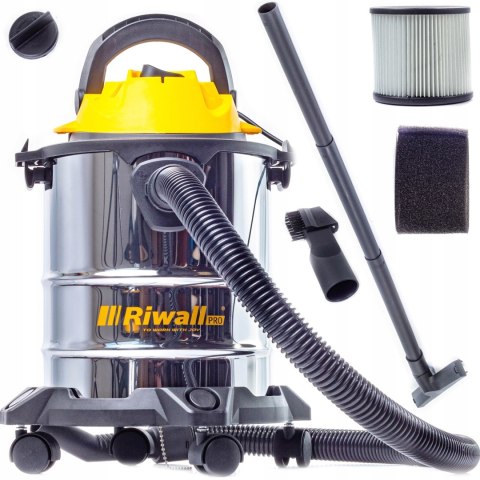 Myjka Ciśnieniowa 230 Bar + Odkurzacz Sucho/Mokro Riwall Ferdek 4L Serwis