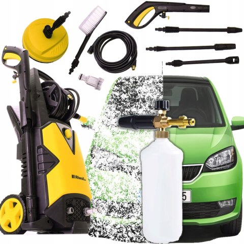 Myjka Ciśnieniowa Riwall Repw 150 350 Bar - 13M, Ssąco/Tłocząca, Ls3 Set