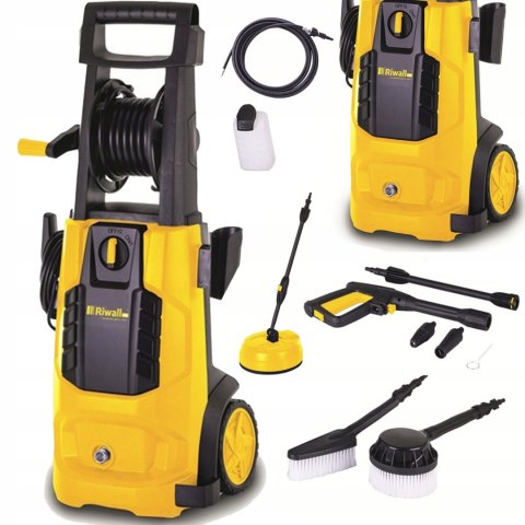 Myjka Ciśnieniowa Riwall Repw 180Set 380Bar Ew Wąż 8M Do Kanalizacji Rur 6M
