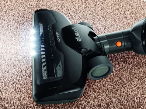 Odkurzacz Pionowy 2W1 Gorenje Svc144fbk Czarny - Turboszczotka, Led, 38Min