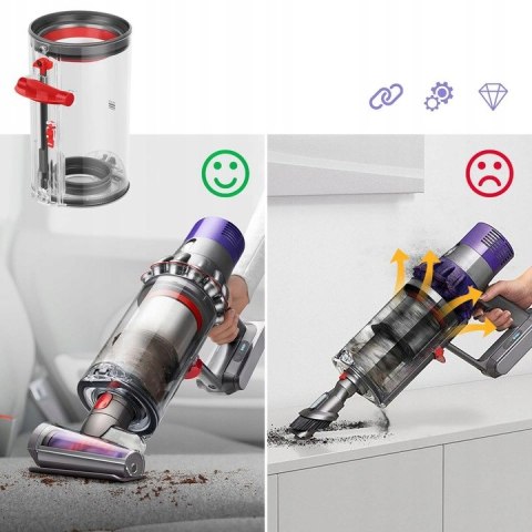 Pojemnik Na Kurz Dyson V11 V15 Sv14 Sv15 Sv22 - Łatwa Wymiana, Trwały Abs