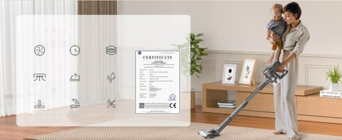Bezprzewodowy Odkurzacz Pionowy 6W1 Kalado, 26Kpa, Led, 5 Warstwowy Filtr