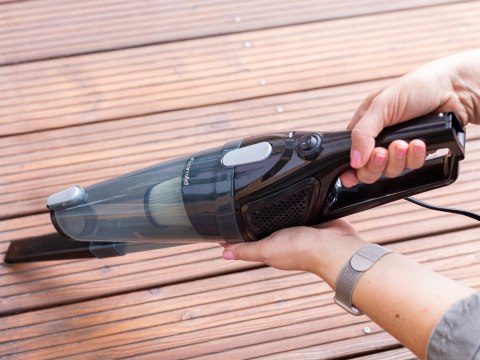 Odkurzacz 2-W-1 Ręczny Pionowy Cyklonowy 600W Filtr Hepa Kompaktowy Mocny