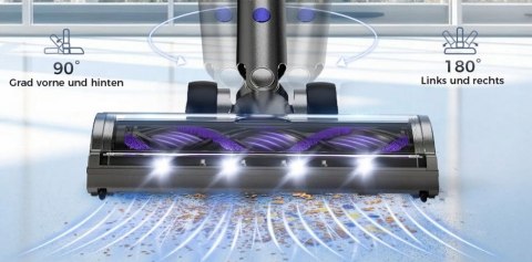 Odkurzacz Bezprzewodowy 6W1 500W 66Kpa Led 60Min 1,1L Filtr Hepa 7X2500mah