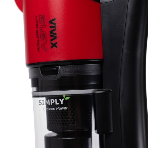 Odkurzacz Cyklonowy Vivax Vcb-1502R 150W 2W1, Ręczny I Pionowy, 0,6L Bezworkowy