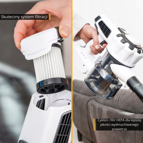 Odkurzacz Pionowy First Austria 22,2V Bezprzewodowy Hepa Led Turbo 40Min