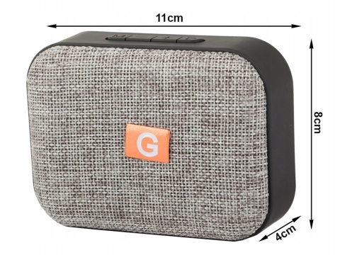 Bezprzewodowy Głośnik Bluetooth 3W z Radiem FM, USB, MP3 i Bassem