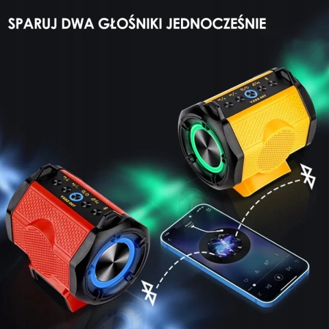 Głośnik Bluetooth 6D z Powerbankiem - On-the-Go Zasilanie Makita 18V