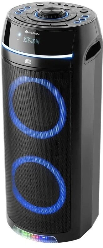Głośnik Bluetooth GoGEN HAPPEE 90W z mikrofonem, CD, FM, z LED i LCD