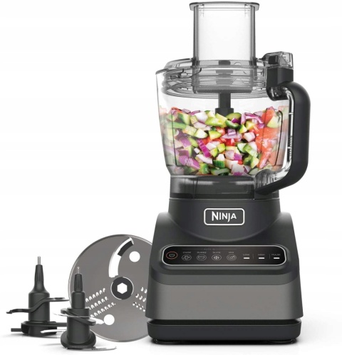 Robot Kuchenny Ninja Mikser 850W Czarnostalowy 2,1L Mieszanie Tarcie Turbo