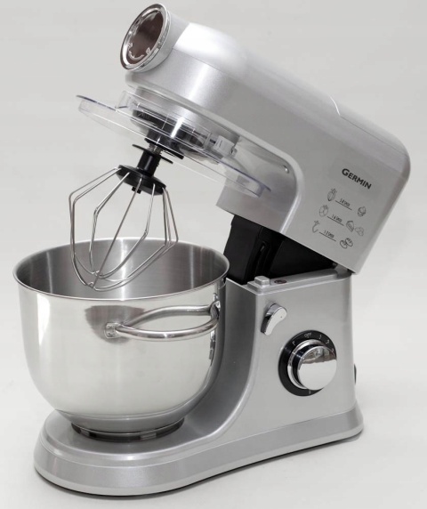 Mikser planetarny Germin MAX-1500-W 1500W 5,5L z 4 mieszadłami