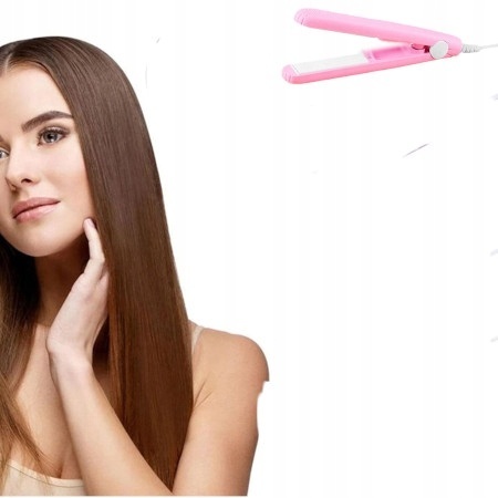 Mini Lokówka i Prostownica Podróżna 2w1 z Ceramiczną Powłoką - 20W