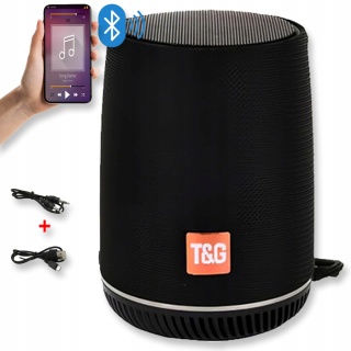 Przenośny Głośnik Bluetooth 5W TWS IPX5 Stereo z FM i Wbudowanym Mikrofonem