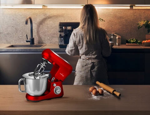 Robot Kuchenny Planetarny Lehmann 2200W z Metalową Misą 5L i 3 Końcówkami