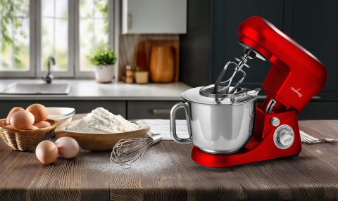 Robot Kuchenny Planetarny Lehmann 2200W z Metalową Misą 5L i 3 Końcówkami