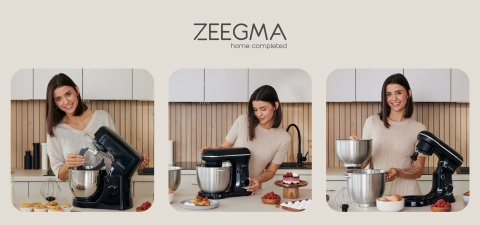Robot Kuchenny Planetarny Zeegma Planeet Trio 1500W 3 Misy 5.2L