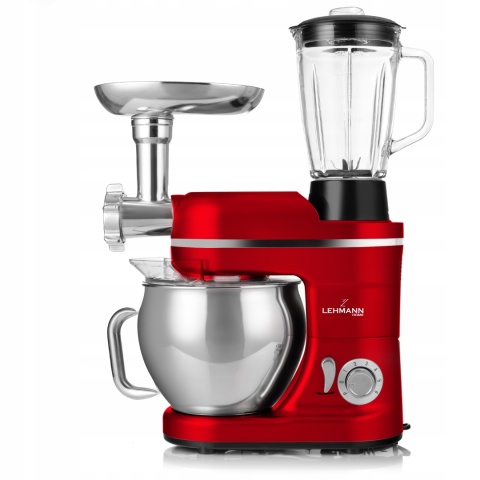 Robot kuchenny Lehmann Mastic 3000W, 6 biegów, 5L, zestaw XXL