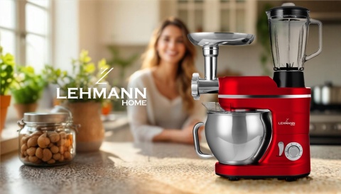 Robot kuchenny Lehmann Mastic 3000W, 6 biegów, 5L, zestaw XXL