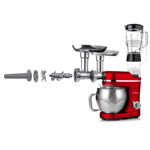 Robot kuchenny Lehmann Mastic 3000W, 6 biegów, 5L, zestaw XXL