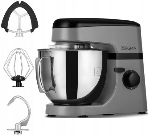 Robot planetarny Zeegma Planeet Mix Szary 1800W z dotykowym panelem