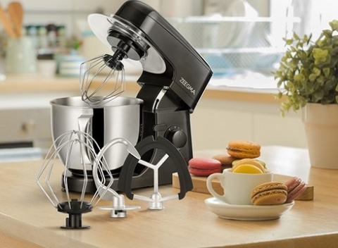 Robot planetarny Zeegma Planeet Mix Szary 1800W z dotykowym panelem
