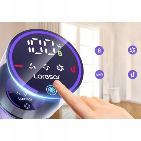 Odkurzacz Akumulatorowy 500W 50Kpa Dotykowy Ekran 2W1 Szcz 60Min 1,5L Filtr