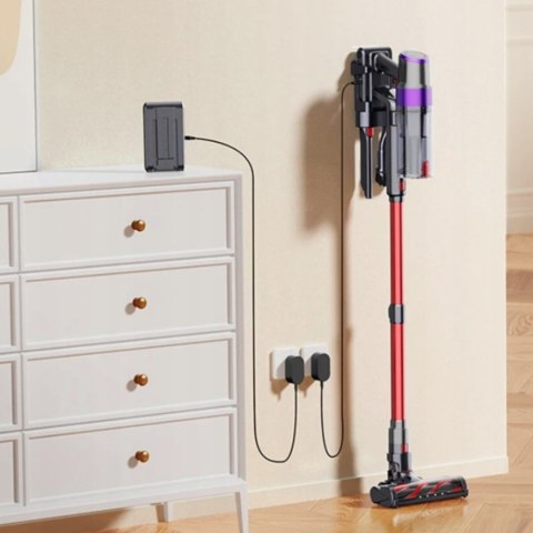 Odkurzacz Akumulatorowy 500W 50Kpa Dotykowy Ekran 2W1 Szcz 60Min 1,5L Filtr