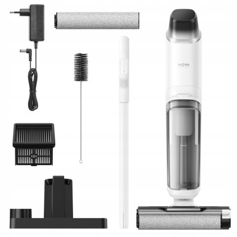Odkurzacz Bezprzewodowy 2W1 Mova K10 Pro 15Kpa 30Min 890Ml 6Mm Do Krawędzi