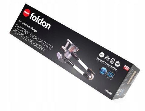 Odkurzacz Bezprzewodowy Eldom Ob200 Cyklon 40Min Turboszczotka Led Hepa 1L