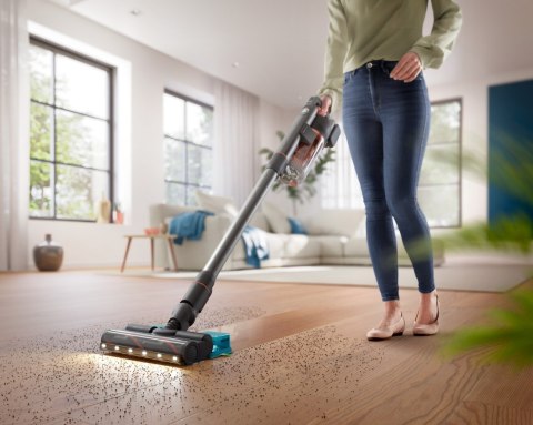 Odkurzacz Bezprzewodowy Philips Xc7053/01 2W1 80Min, 360° Czyszczenie Led