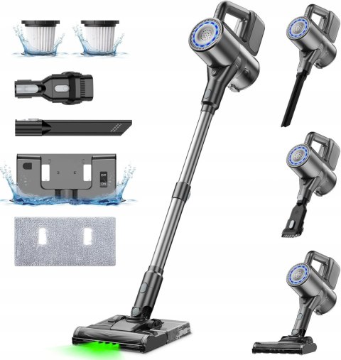 Odkurzacz Bezprzewodowy Verslife S7 Plus 6W1 450W 40Kpa 7X2200mah Led
