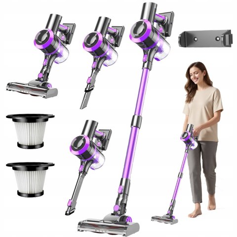Odkurzacz Pionowy Bezprzewodowy 2W1 400W, 30Kpa, Hepa, Led, 55 Min Pracy