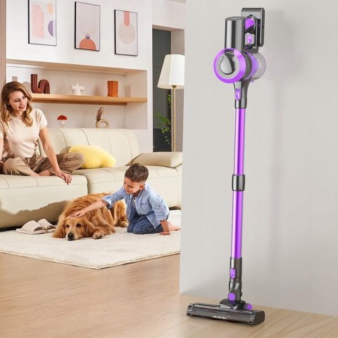 Odkurzacz Pionowy Bezprzewodowy 400W 2W1 Led 55Min Filtr 99,99% Bezworkowy