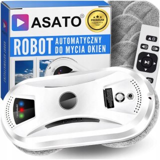 Inteligentny Robot Do Mycia Okien, System Antyupadkowy, Pilot, 10 Nakładek