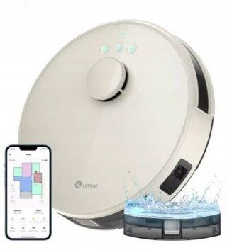 Lefant M1 - Robot Odzkurzający 4000Pa, Li-Dar 360°, Mopowanie, No-Go Strefy