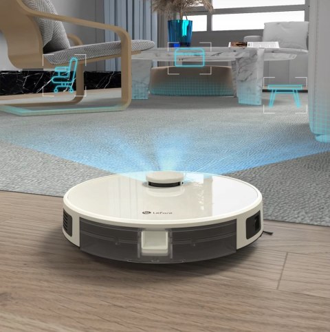 Lefant M1 - Robot Odzkurzający 4000Pa, Li-Dar 360°, Mopowanie, No-Go Strefy