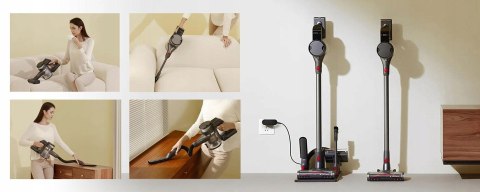 Odkurzacz Bezprzewodowy Pionowy Led Cyklonowy Air Essence Storm 230Aw 70Min