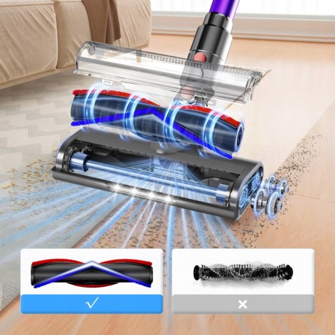 Odkurzacz Pionowy 550W 55000Pa 70Min 1,8L Led, Hepa I Tabletki Zapachowe