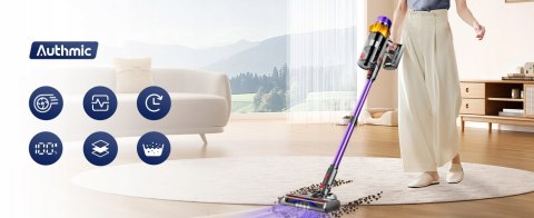 Odkurzacz Pionowy 550W 55000Pa 70Min 1,8L Led, Hepa I Tabletki Zapachowe