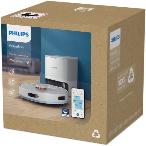 Robot 2W1 Philips Xu2100/20 Odkurzacz I Mop 2700Pa Lds Auto Stacja 70 Dni