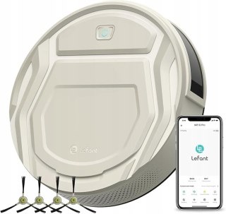 Robot Odkurzający Lefant M210 2200Pa Wi-Fi, 100 Min. Auto Ładowanie 500Ml