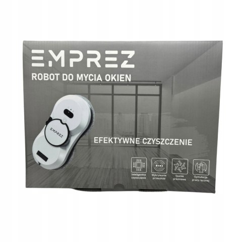 Inteligentny Robot Do Mycia Okien Z Ultradźwiękowym Spryskiwaczem I Pilotem