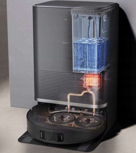 Robot Sprzątający 2W1 Xiaomi X20 Max Czarny 6000Pa Mopowanie Nawigacja Lds