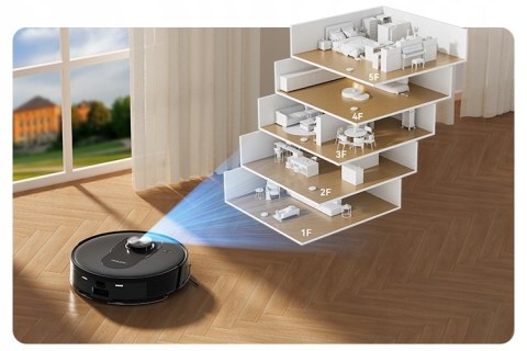 Robot Sprzątający Proscenic Q8 Max 4200Pa 200Min Autoopróżnianie Mopowanie