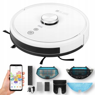 Robot Sprzątający Teesa Smart Vac Pro - Mapowanie, Mopowanie, 4 Tryby Domu